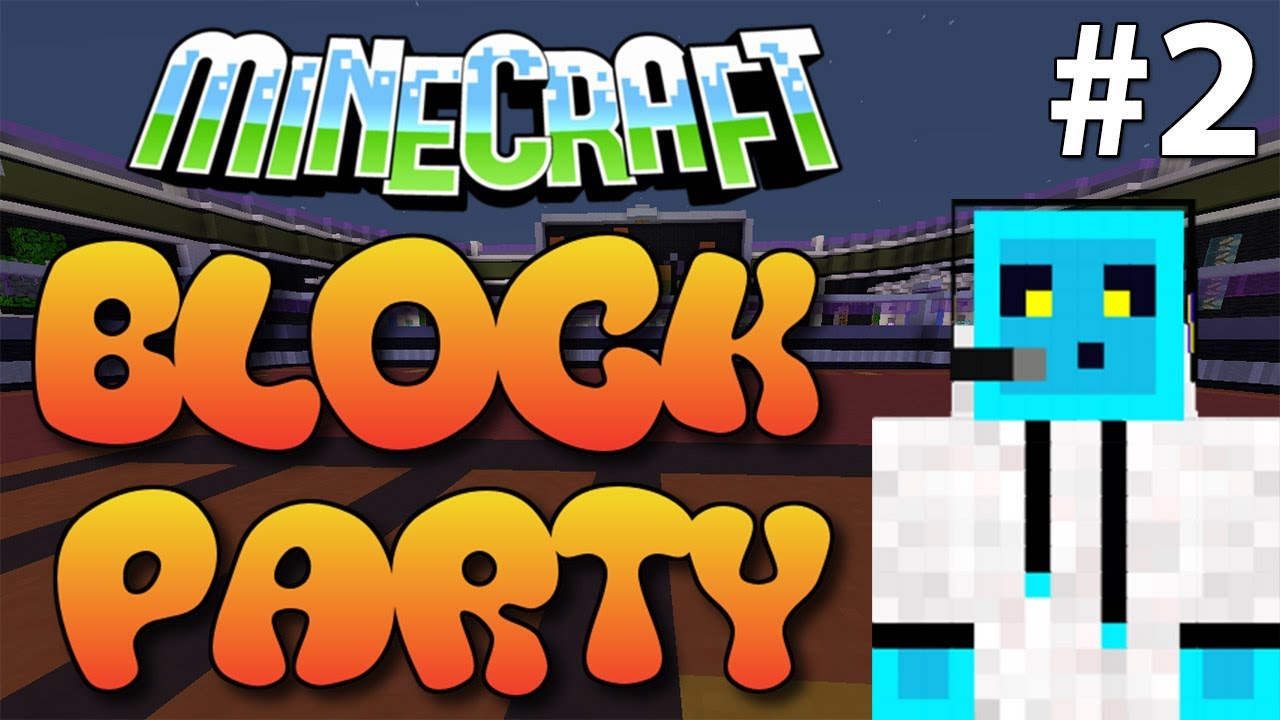 Minecraft Minigame Block Party Bölüm 2 - Şanssız Slime