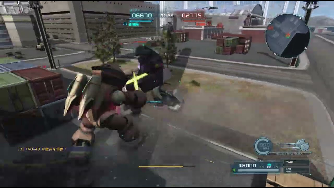 アッガイTB　与ダメ112000超え　総合1位　7:31 モタモタ...　相手のザク重の人には悪いことした　機動戦士ガンダム　バトルオペレーション２_20260227193747