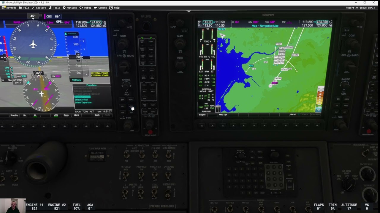 MSFS 2024 IFR mit dem Garmin 1000 und Cessna Sky Courier