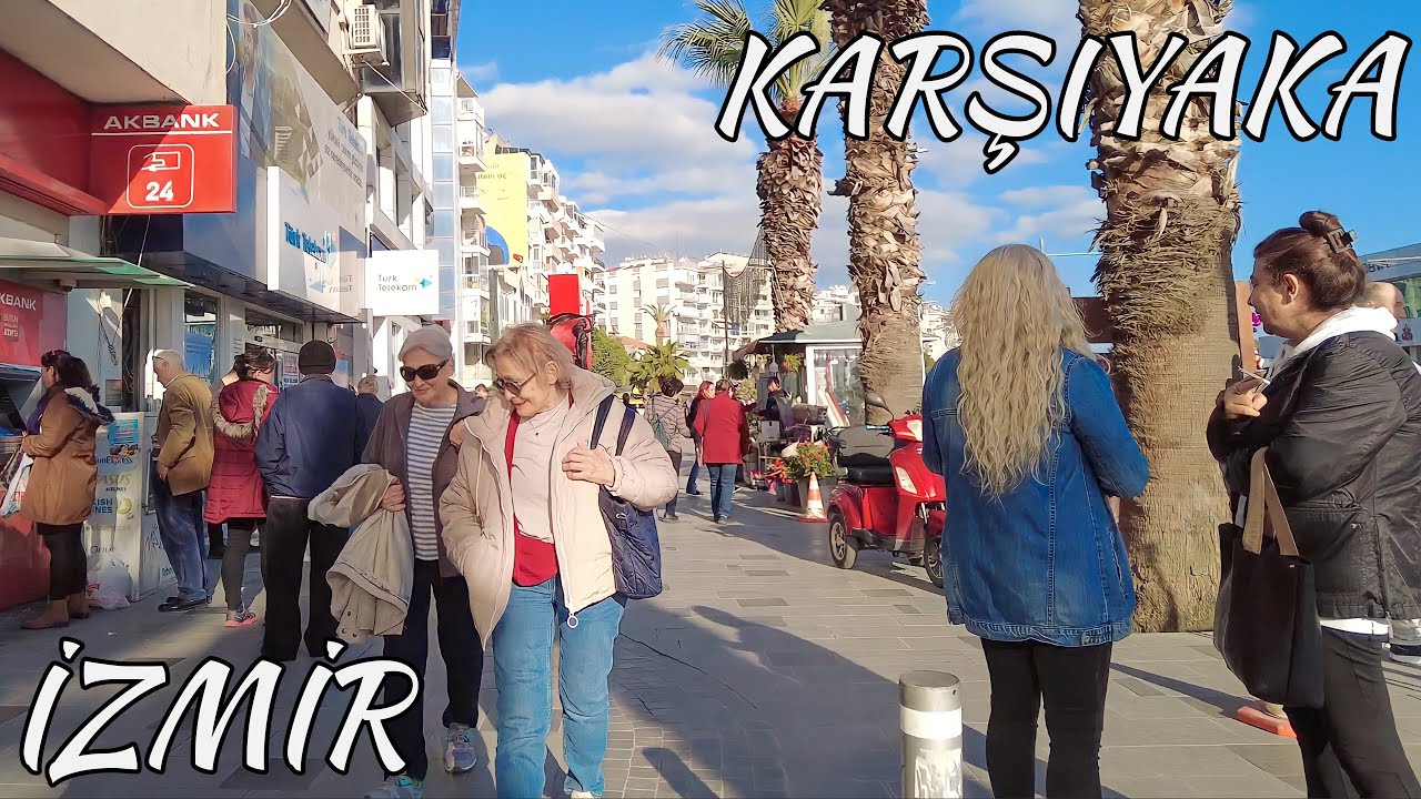 A Walk in the Heart of İzmir Karşıyaka: A Journey to Turkey in 4K