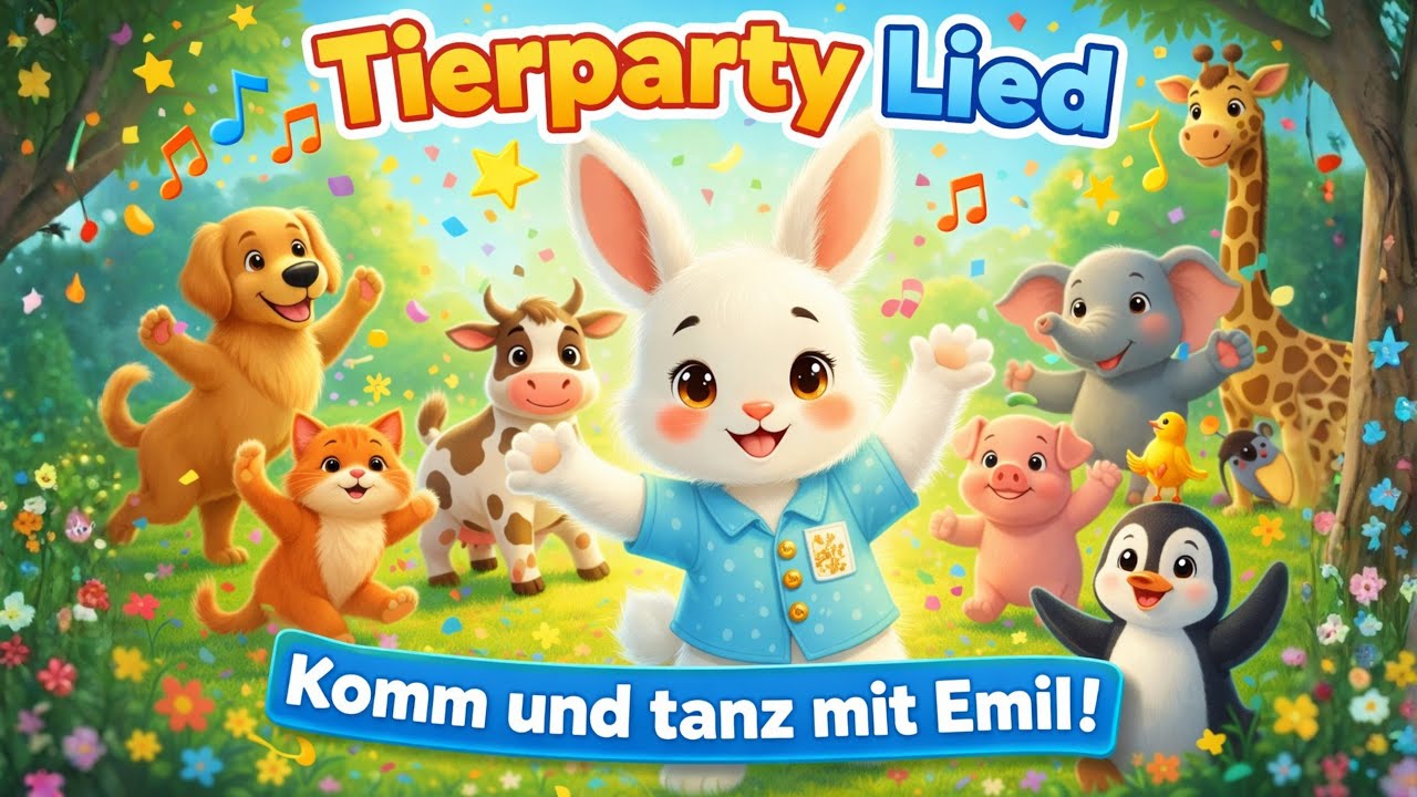 Tierlied für Kinder (2-5 Jahre) | Kinderlied zum Mitsingen & Tanzen | Tiere lernen | 