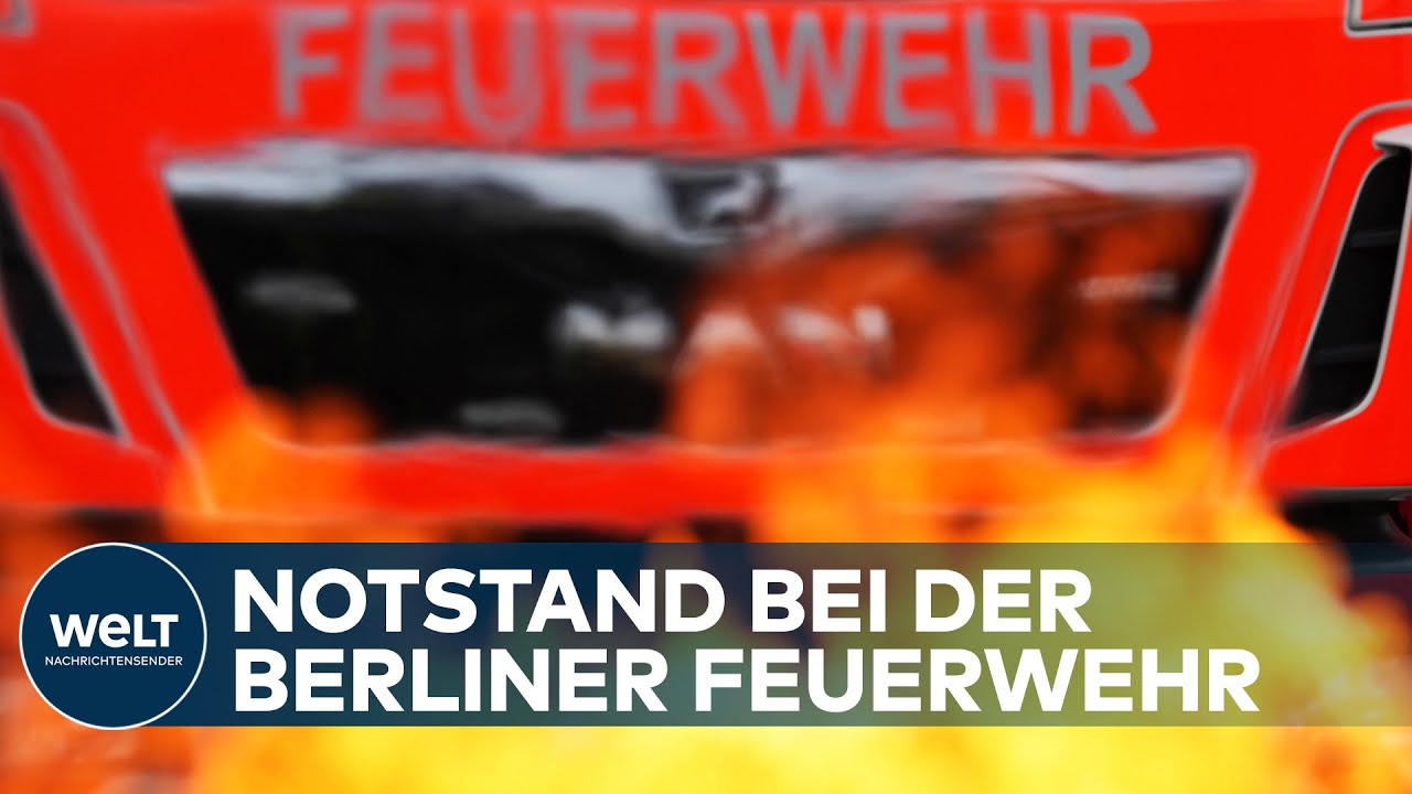 BERLIN: Notstand bei der Feuerwehr – Zu wenig Personal, zu wenig Fahrzeuge