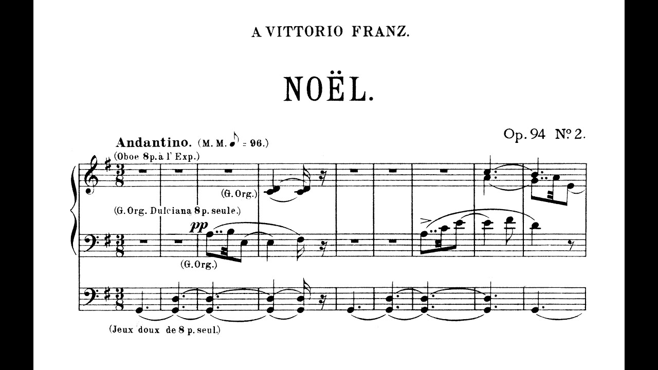 Bossi: Noël op. 94 Nr. 2
