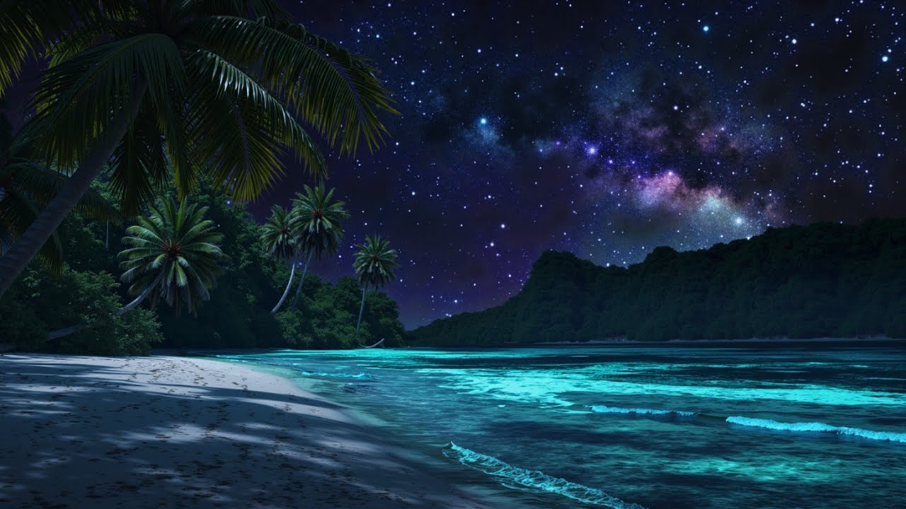 Night Beach Serenity | Нежные Волны для Глубокой Концентрации и Сна