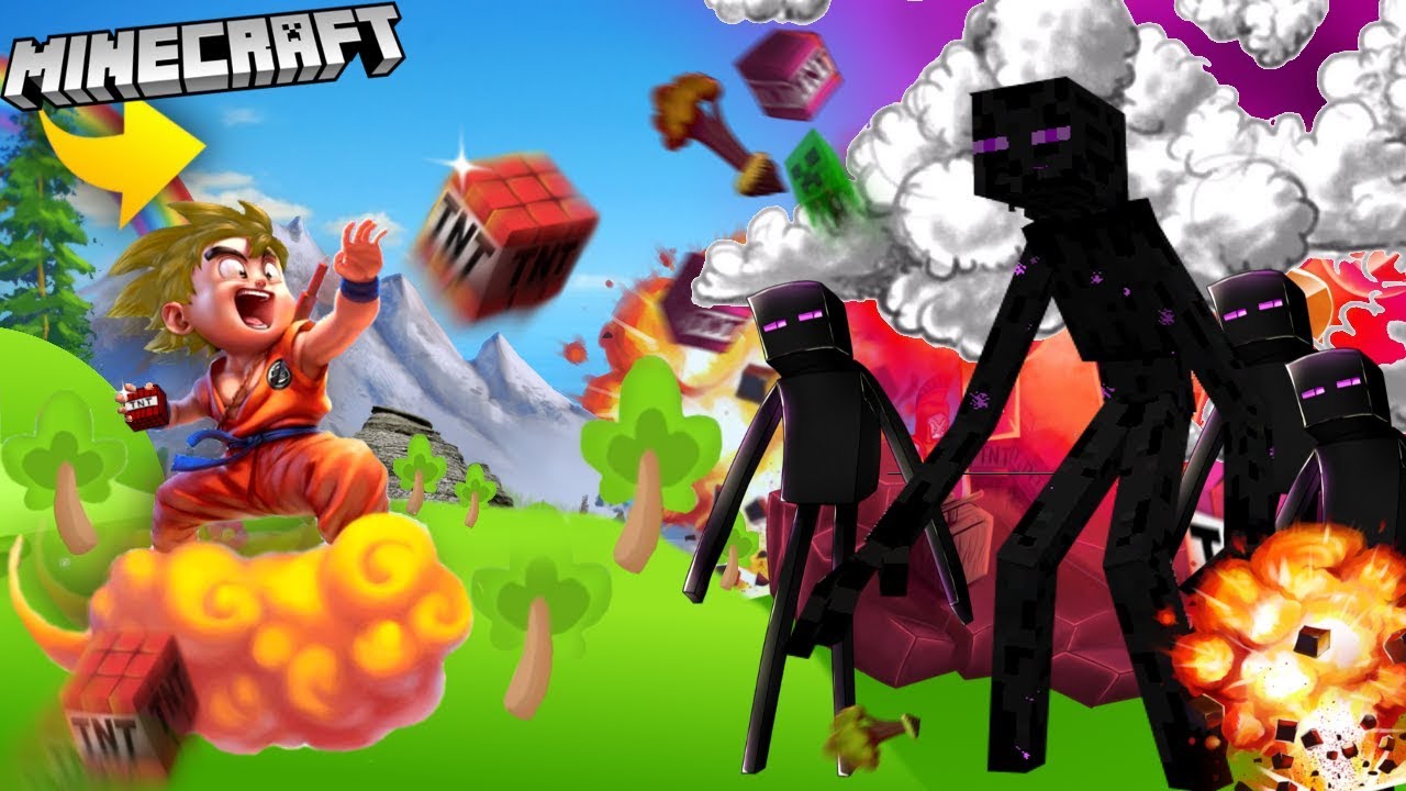 TNT VS FALA ENDERMAN | MINECRAFT WYBUCHOWY CHALLENGE MINECRAFT