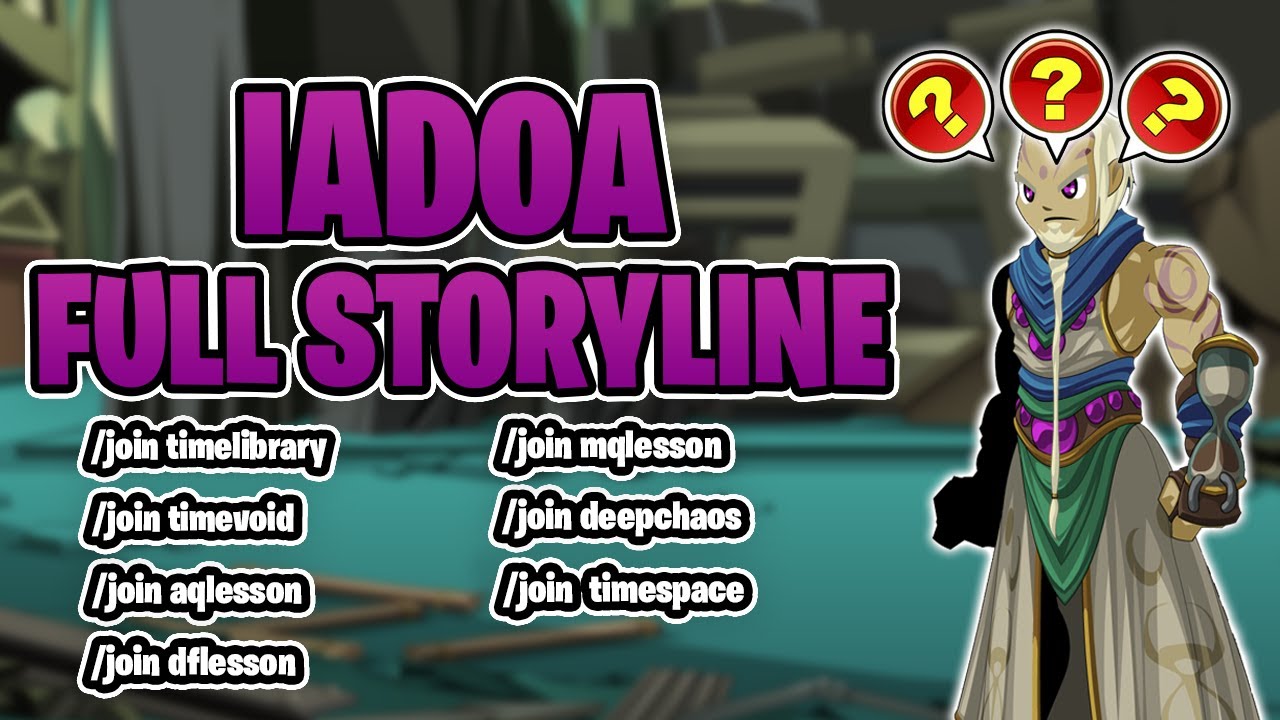 Chaos Lord Iadoa FULL Storyline Quest Walkthrough - AQW