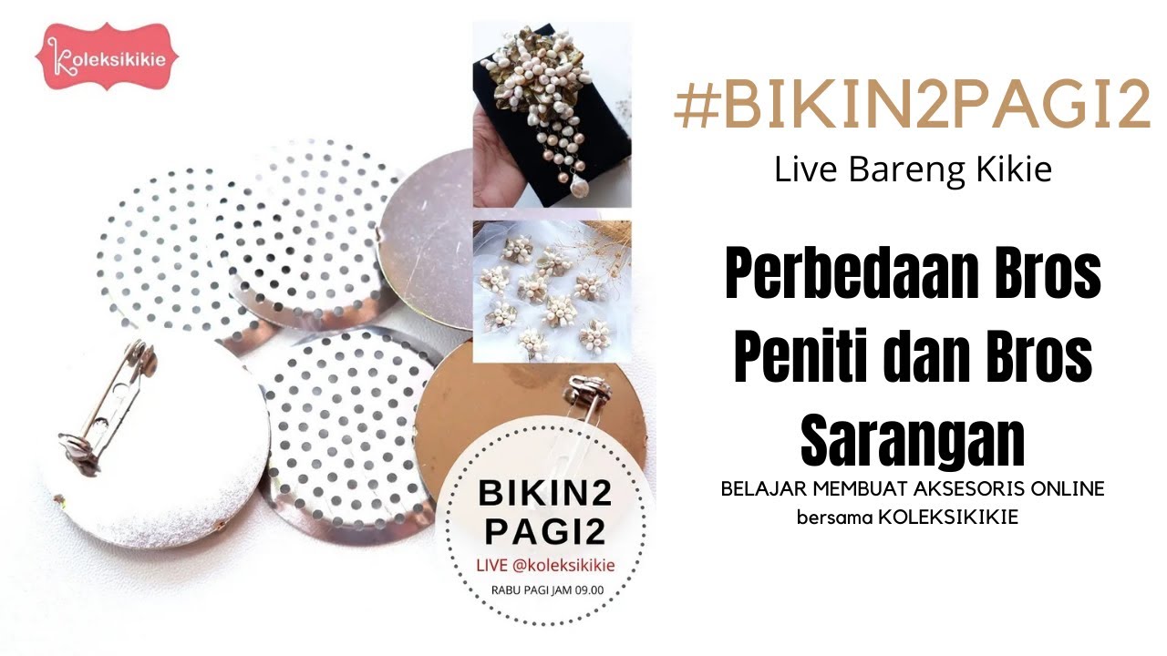 bikin2pagi2 | Live Lihat Beda Cara buat Bros dengan Peniti dan Sarang Bros