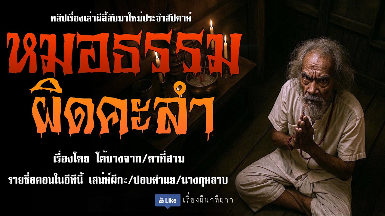 หมอธรรม ผิดคะลำ (แก้ไขแล้ว) | ล้อมวง เล่าเรื่องผี ฟังแห้ง ช่วงเสาร์-อาทิตย์