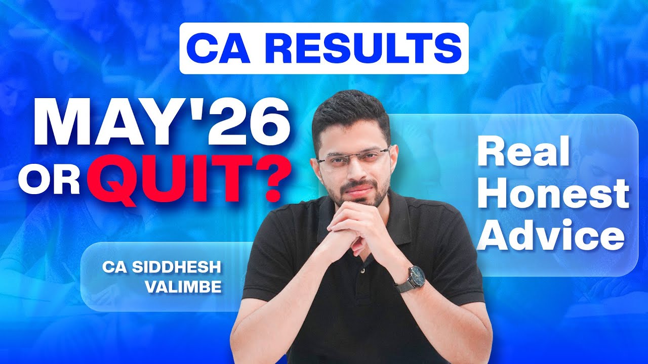 UNSUCCESSFUL - what next? CA Final Results #letstalk 