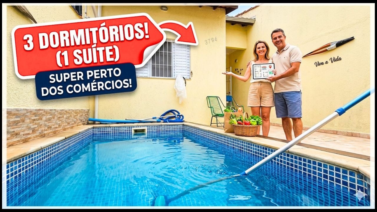 O SEGREDO DO BOPIRANGA: A Casa de 3 Dorms Cercada por Sossego e Aposentados 🌊