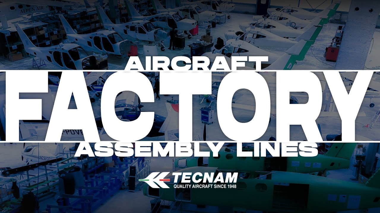 AIRCRAFT FACTORY - Tecnam Assembly Lines Capua, Italy