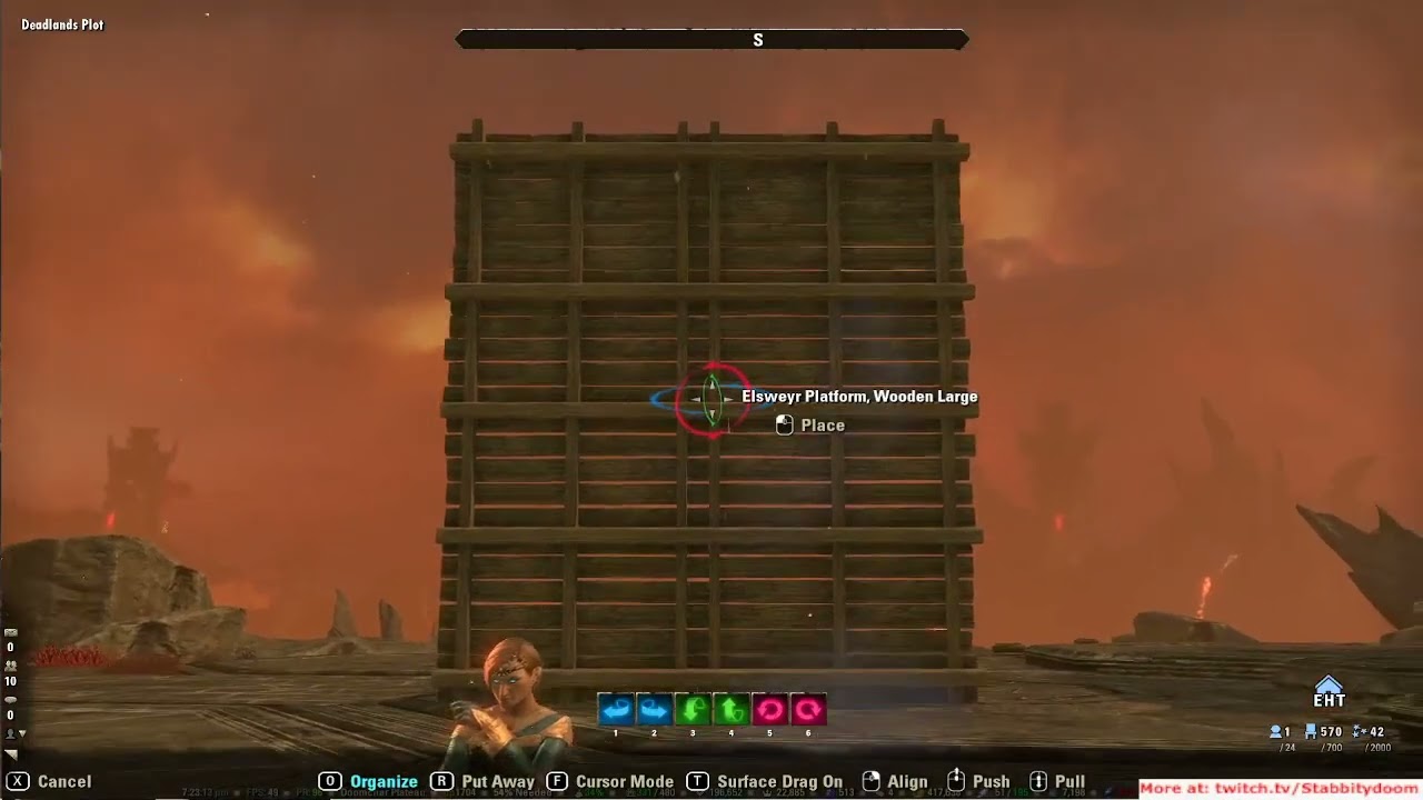 How to build walls evenly with EHT