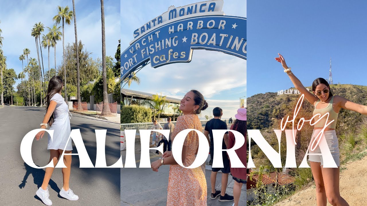 CALIFORNIA VLOG 2022!!🌴// exploring LA, Santa Monica, & Malibu!! (PLUS, really good food!!)