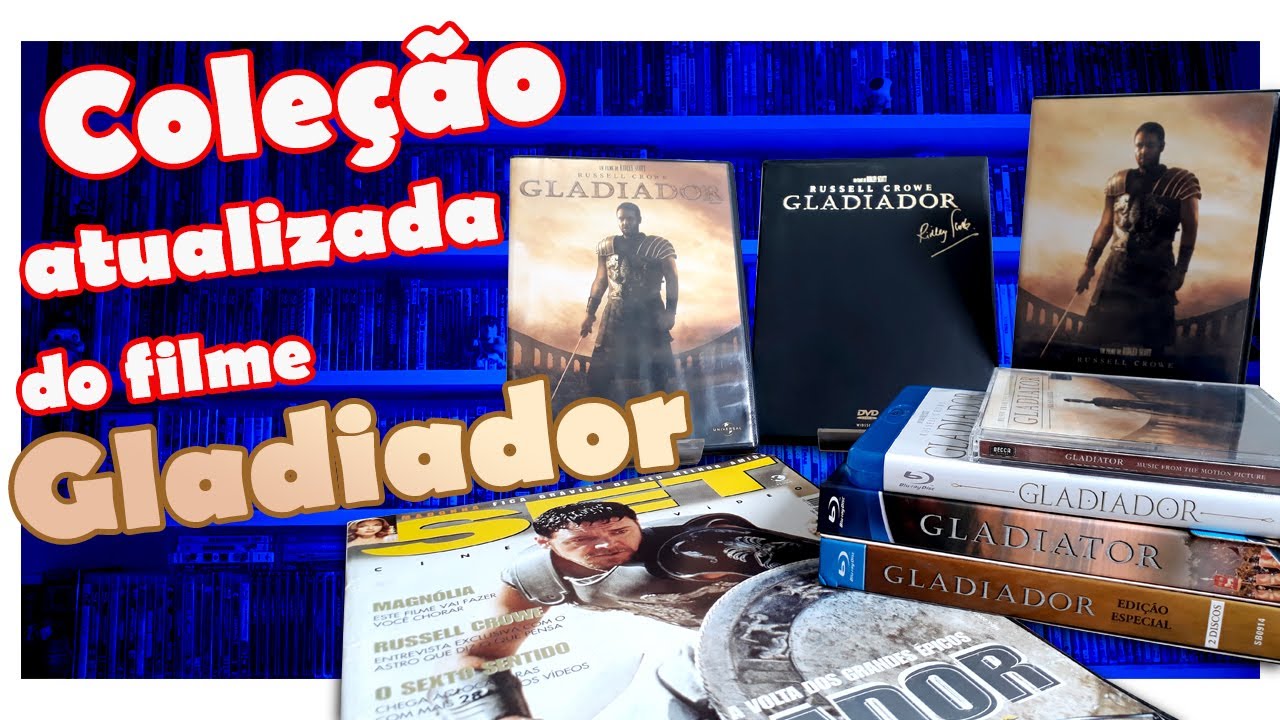 Minha coleção do filme Gladiador - 