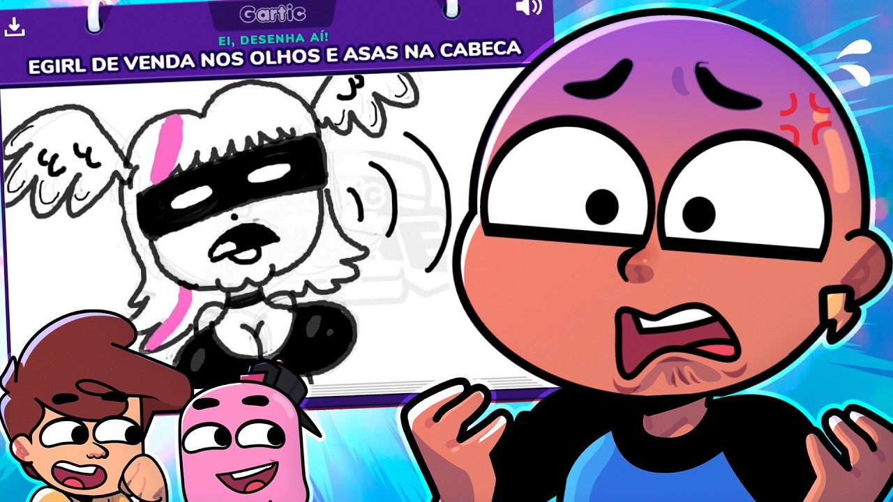 jogando o PIOR modo do GARTIC PHONE