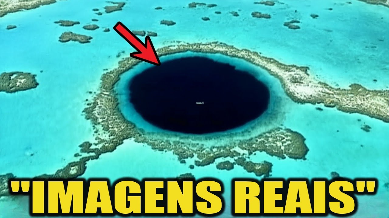 Drone explora o grande buraco azul, o que ele capturou aterrorizou a todos
