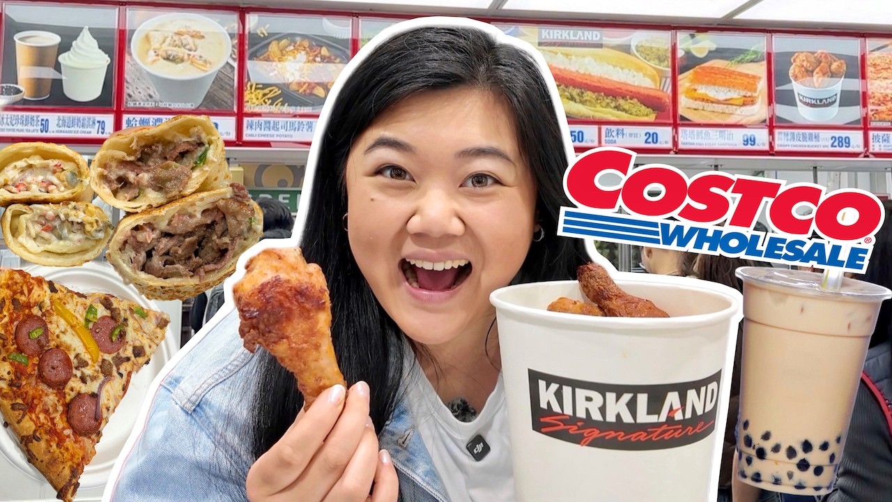 Пробуем ВСЁ на фуд-корте TAIWAN COSTCO! Боба, запеканка из пулькоги, жареная курица, комбинирован...