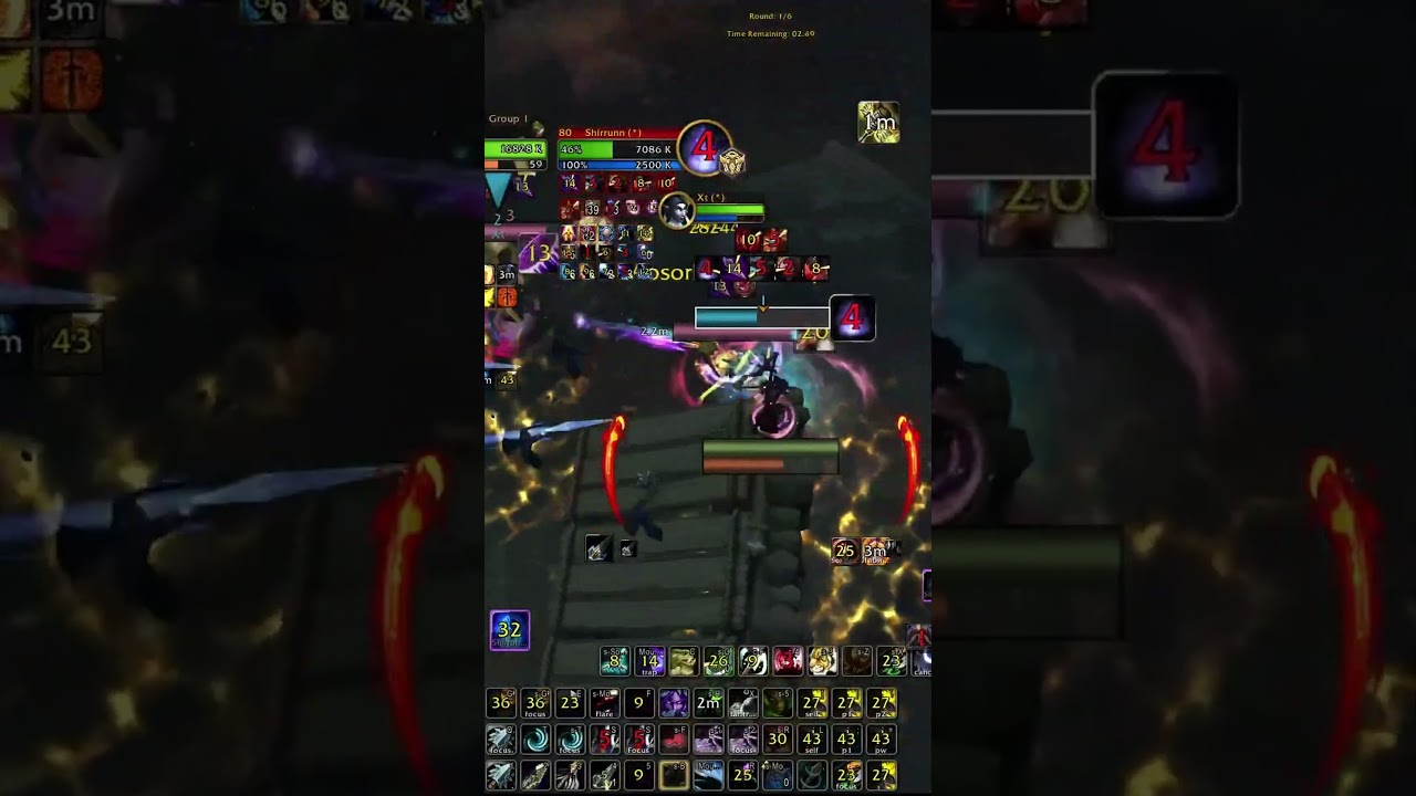 2 8 XP MM Hunter nuking Mage in Arena WOW TWW S3