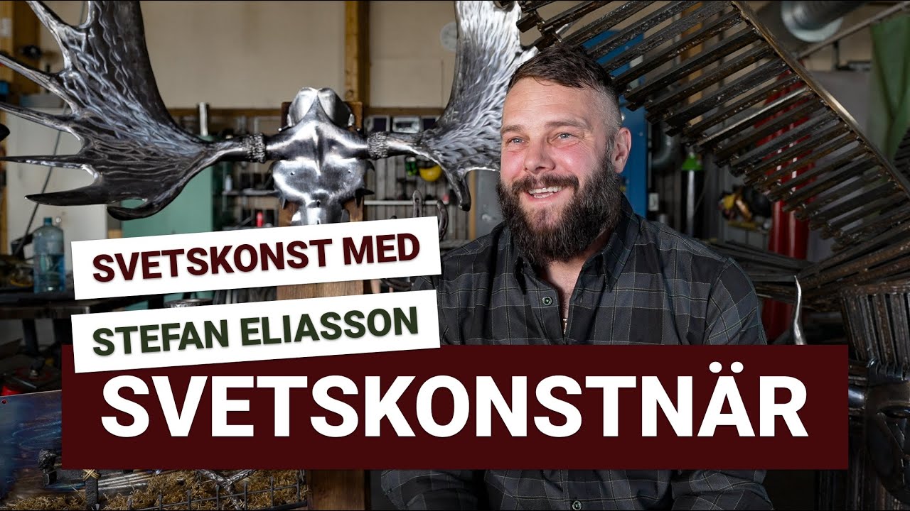 Svetsaren som skapar konst med svets, metall och kreativitet