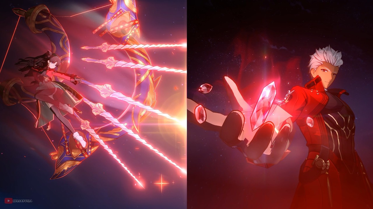 Rin Tohsaka Join Action attack with Archer Animation  Honkai Star Rail