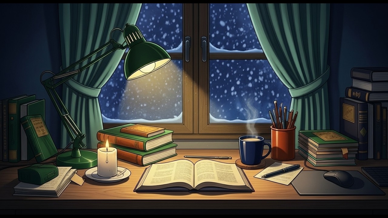 Winter Lofi Chillhop ❄️ Cozy Beats for Late-Night Study & Focus