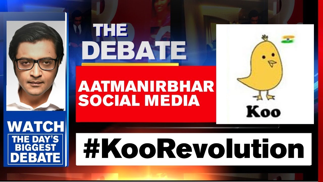 Aatmanirbhar Bharat: The Rise Of Indian Social Media Platform | The Debate With Arnab Goswami