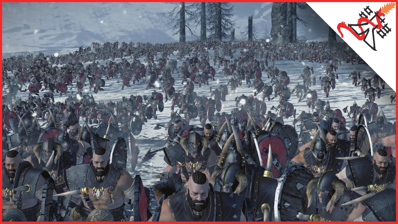 14040 MARAUDERS vs 3900 IRONBREAKERS - Total War: WARHAMMER Massive BATTLE