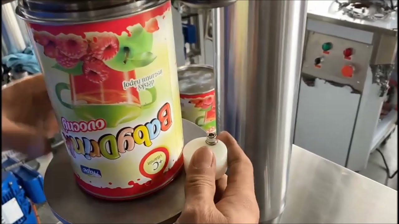 How to change can seaming machine seaming chuck and adjust difference can height ?3Can Seamer#Sealer