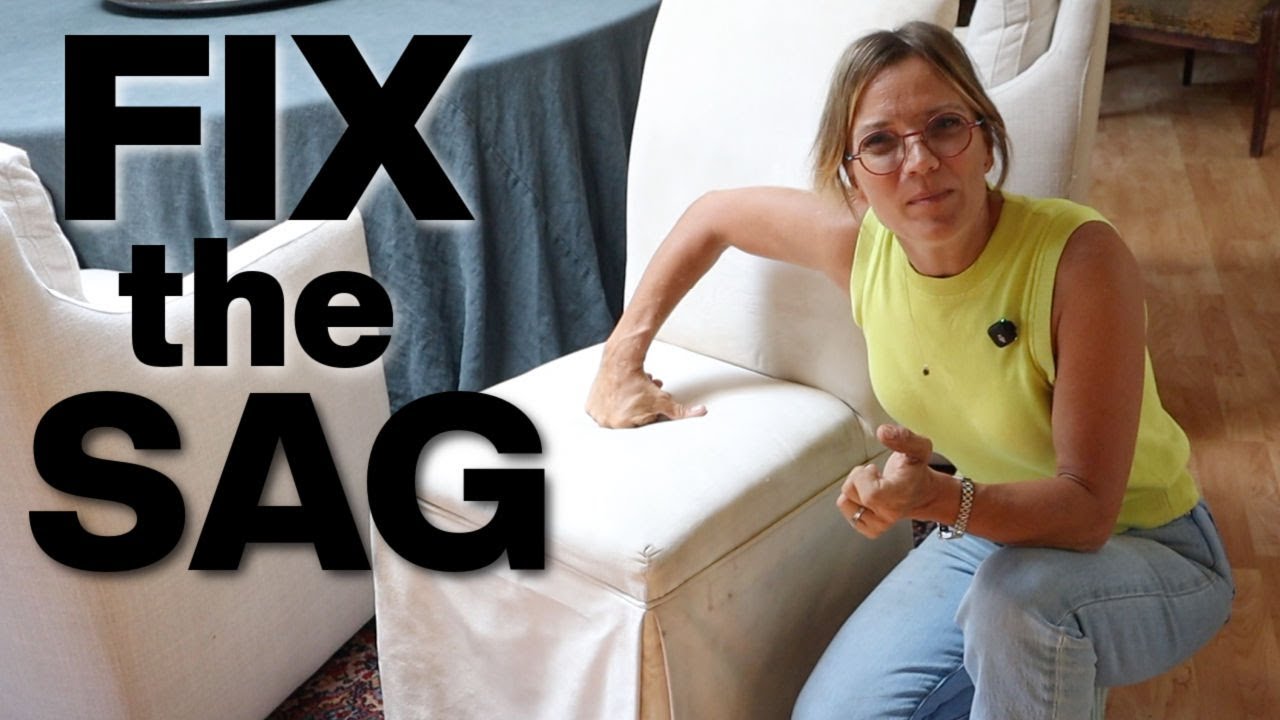 How I fixed my sinking, sagging chair seat EASILY.