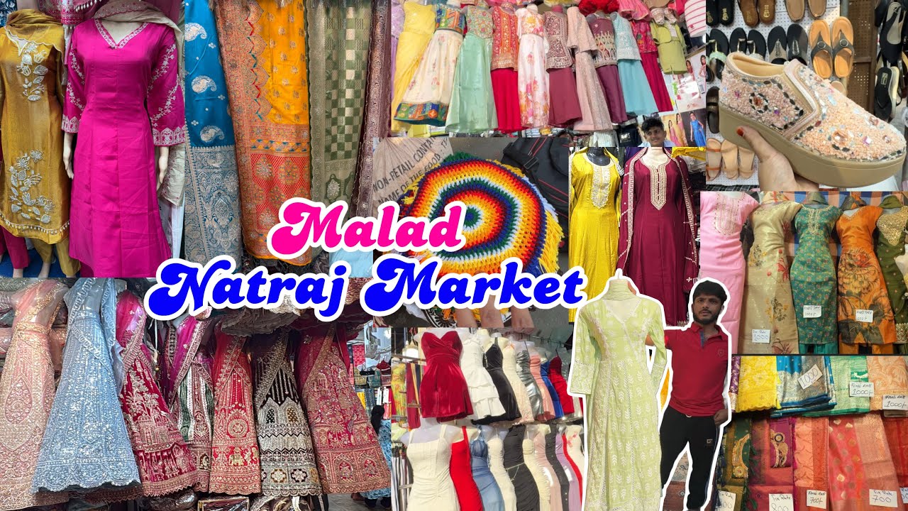 Malad Natraj Market 🛍️ | Bridal Wear, Western & Party Collection Under Budget✨ Mumbai Street Market 