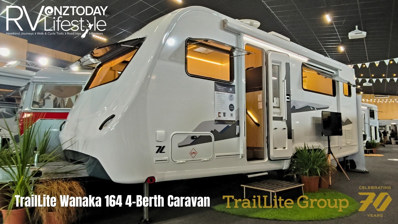 Inside the ultimate luxury caravan! Explore the new Wanaka 164 caravan from TrailLite #rvlife
