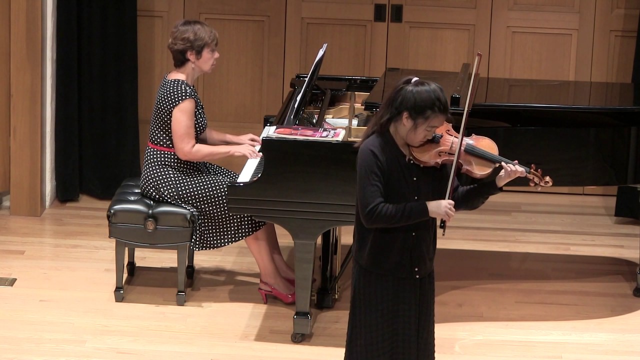 Amy Sze - Barber Violin Concerto Op. 14, 3rd mvt. Presto in moto perpetuo with piano
