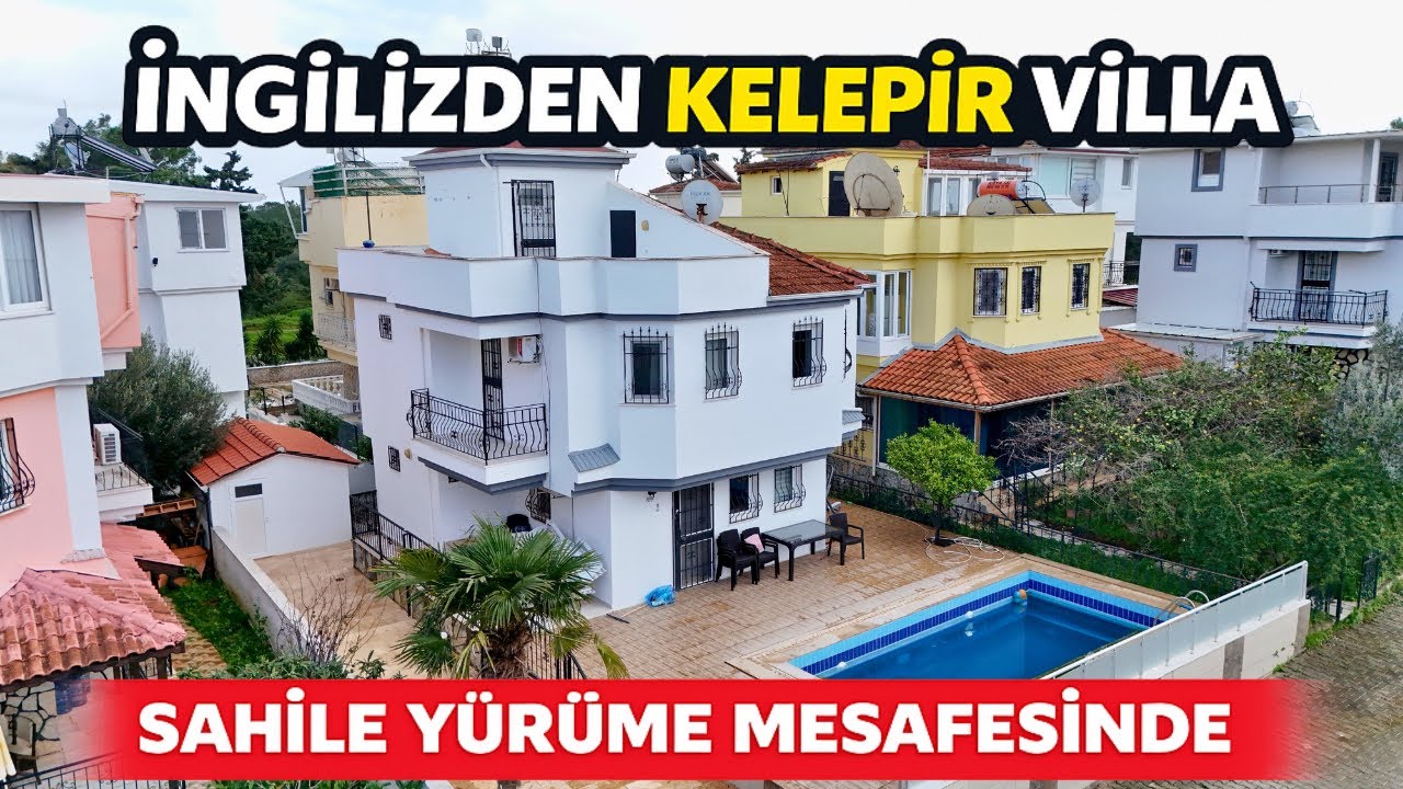 İngilizden Satılık! Yeşilkent Sahiline Çok Yakın 3+1 Eşyalı Müstakil Villa 🌴(D-52)