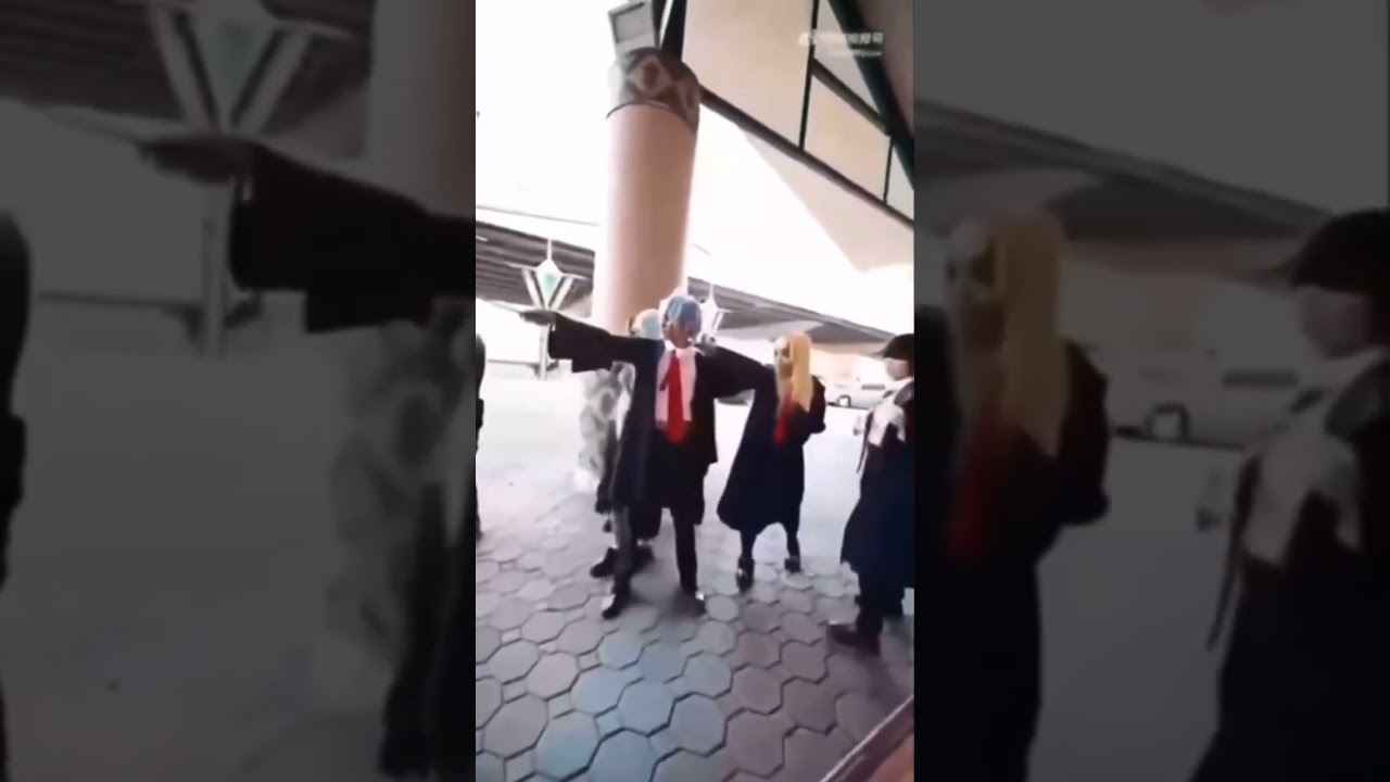 Harry Potter gun meme cosplay (original) #harrypotter #meme #harryshoter #cosplay #asia