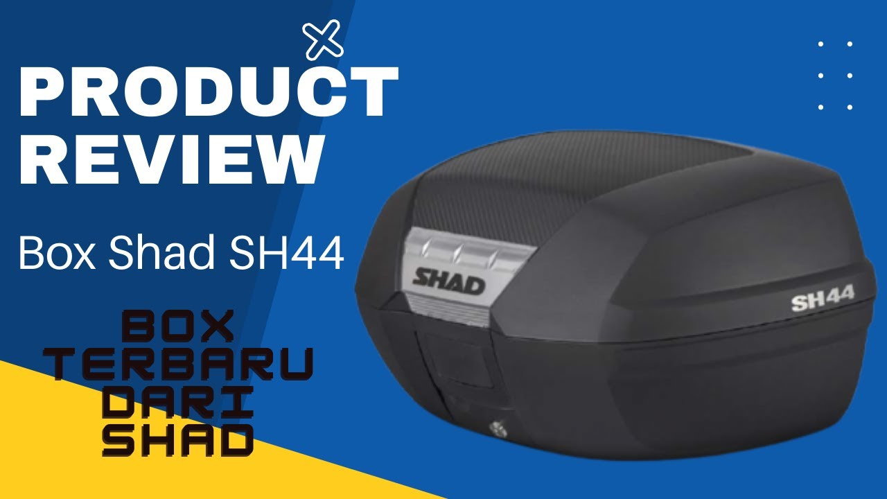 Review dan Tutorial Box Motor Terbaru SHAD SH44 | Shad SH 44 | Box Motor Terbaru SHAD Indonesia