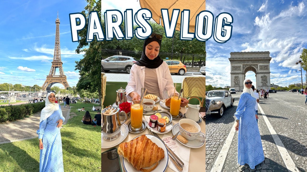 Vlog z Paryża | co robić, jedzenie halal, przewodnik turystyczny Lato 2023