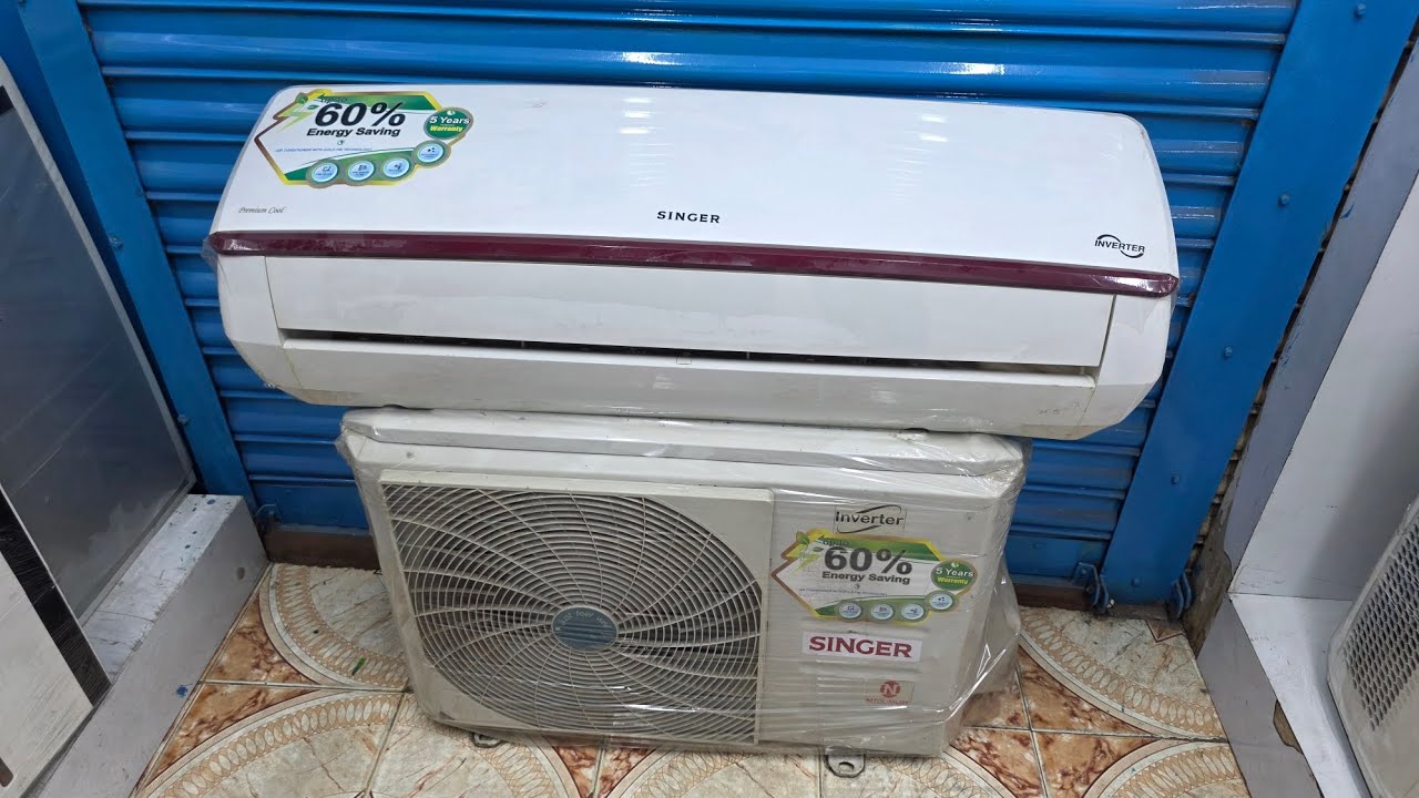 ১.৫ টন সিঙ্গার ইনভার্টার এসি মাত্র ৩৮ হাজারে - Used 1.5 ton SINGER Inverter AC 