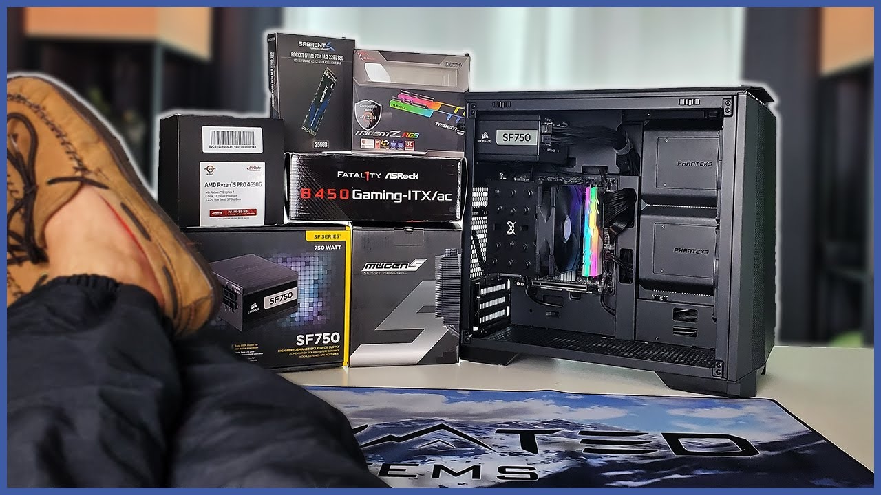 PC Build & Chill - R5 4650G in Phanteks P200A | Read Description |