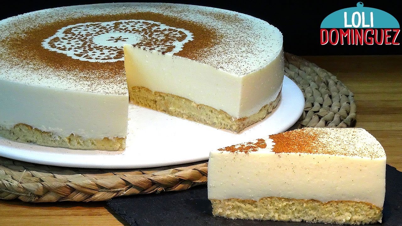 Tarta de leche merengada - Recetas paso a paso, tutorial - Loli Domínguez