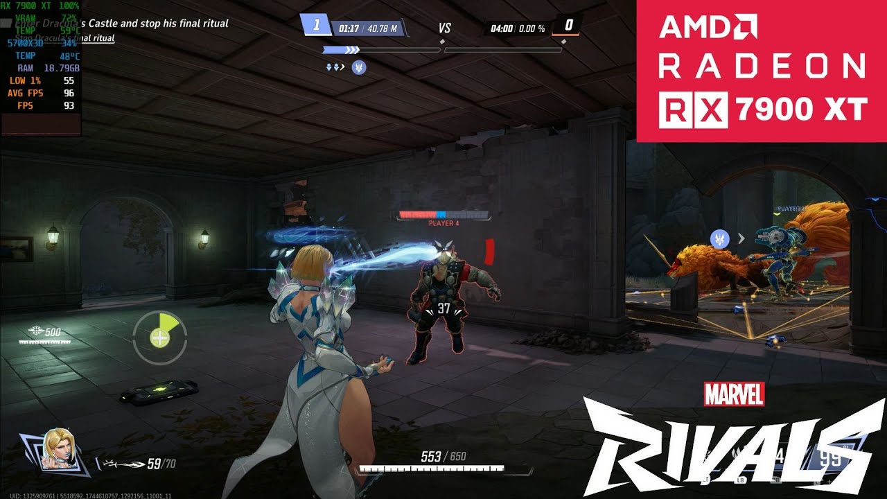 Marvel Rivals Gameplay | RX 7900 XT 20GB (PC 4K - Ultra Settings - FSR ON)