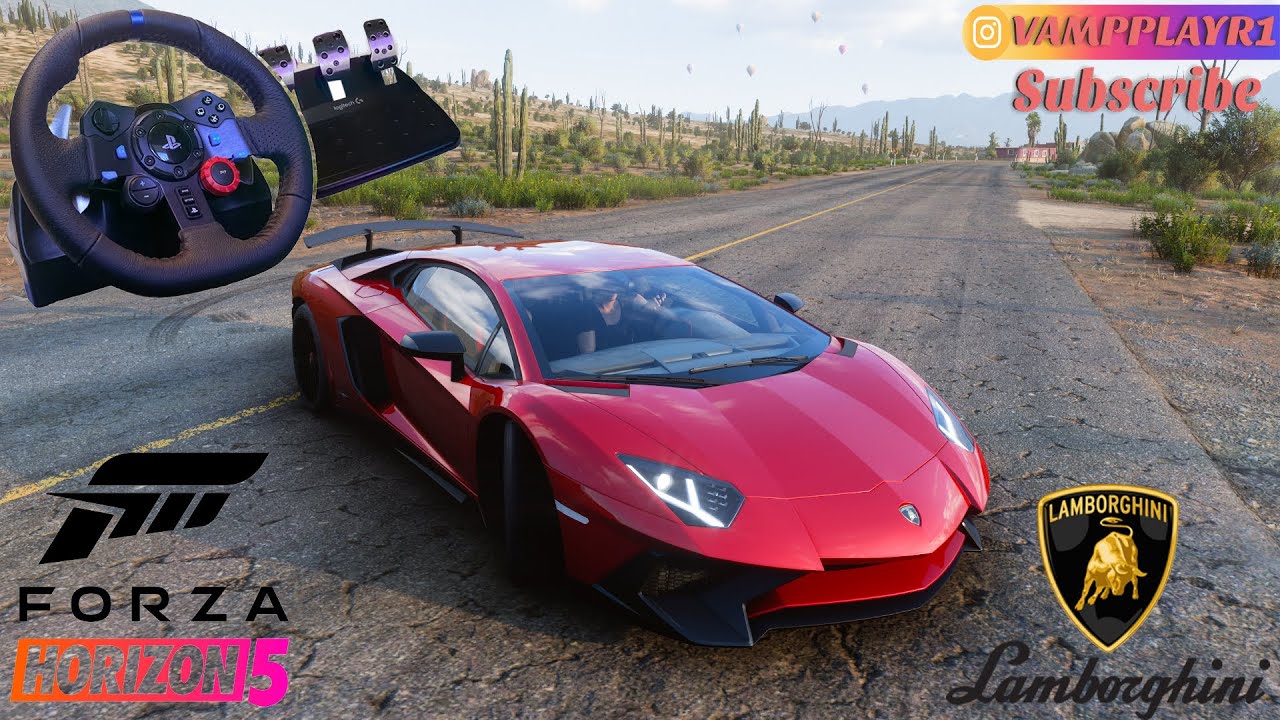 Lamborghini Aventador Superveloce (Twin Turbo 910HP) - Forza Horizon 5 | Logitech G29 gameplay