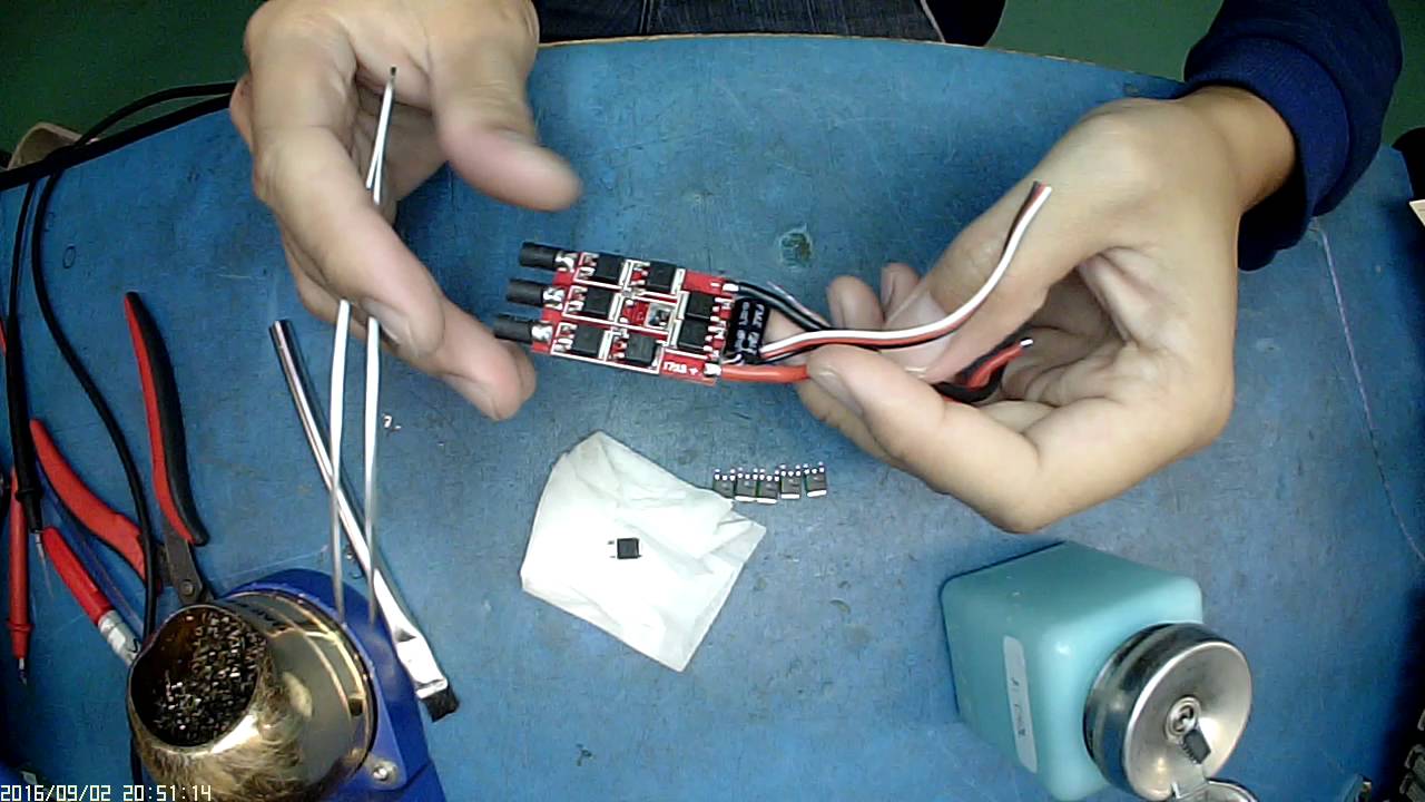 Hướng Dẫn Thay Fet, Sửa ESC cho máy bay - Phần 1