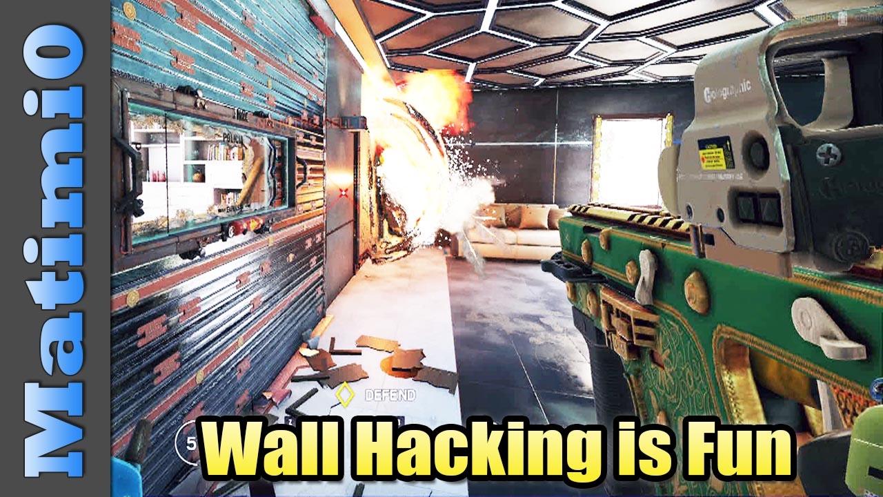 Wall Hacking is Fun - Rainbow Six Siege