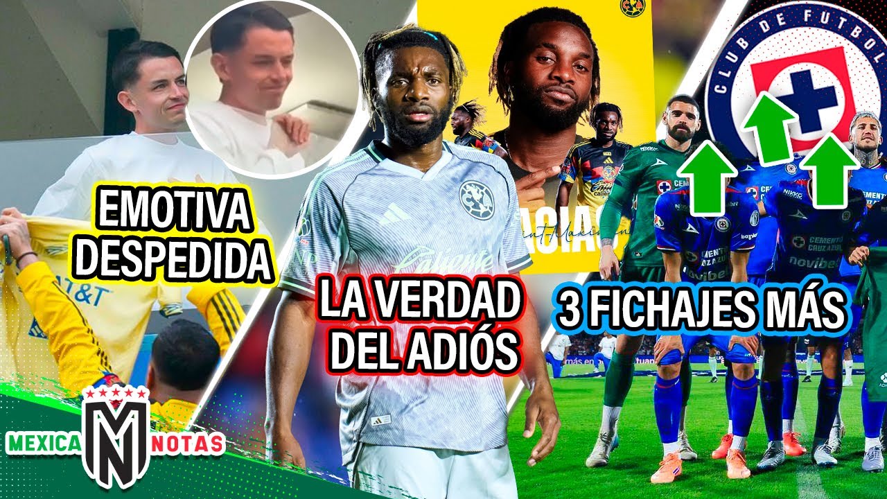 ¡Así fue emotiva despedida de Fidalgo!l La verdad del adiós de Maximinl 3 fichajes más en Cruz Azul