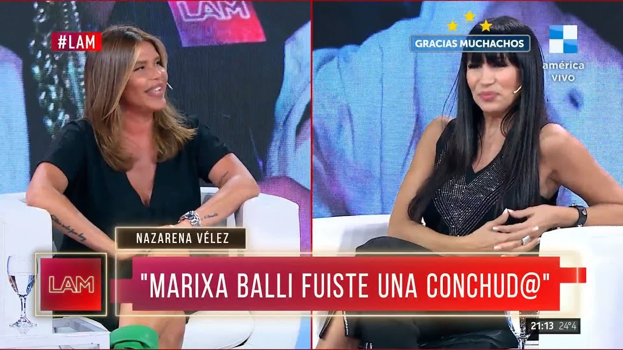 😱 Marixa Balli y Nazarena Vélez sacan sus trapitos sucios en #LAM