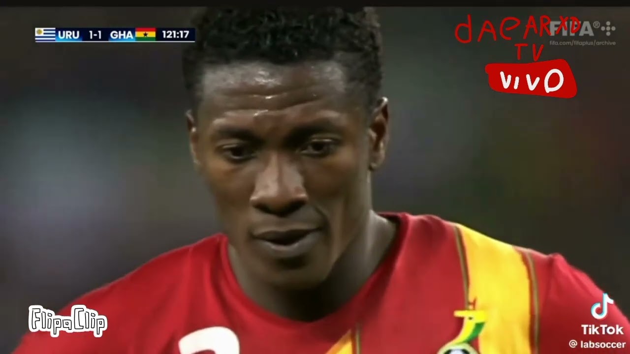 Asamoah gyan mete el gol contra Uruguay (parodia)