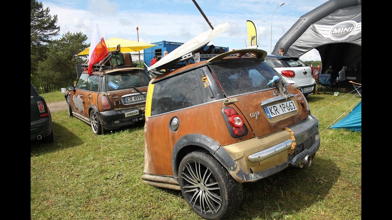 International Mini Meeting @ Zarasai, Lithuania 2015-05-22. 500 MINI automobilių Zaraso saloje