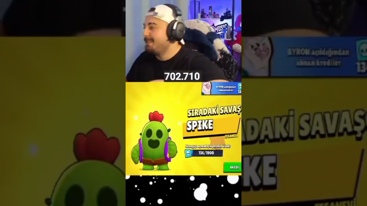 GARLOŞ  EFSANEVİ &Ccedil;IKARTIYOR! #shorts #brawlstars