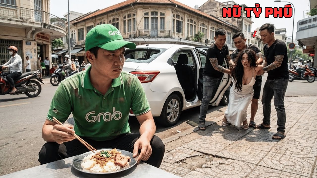 Ba Tên Côn Đồ Dám Uy Hiếp Nữ Tỷ Phú, Anh Xe Ôm Vừa Ăn Cơm Bụi Xong Lập Tức “Xử Nhanh – Gọn – Lẹ”!
