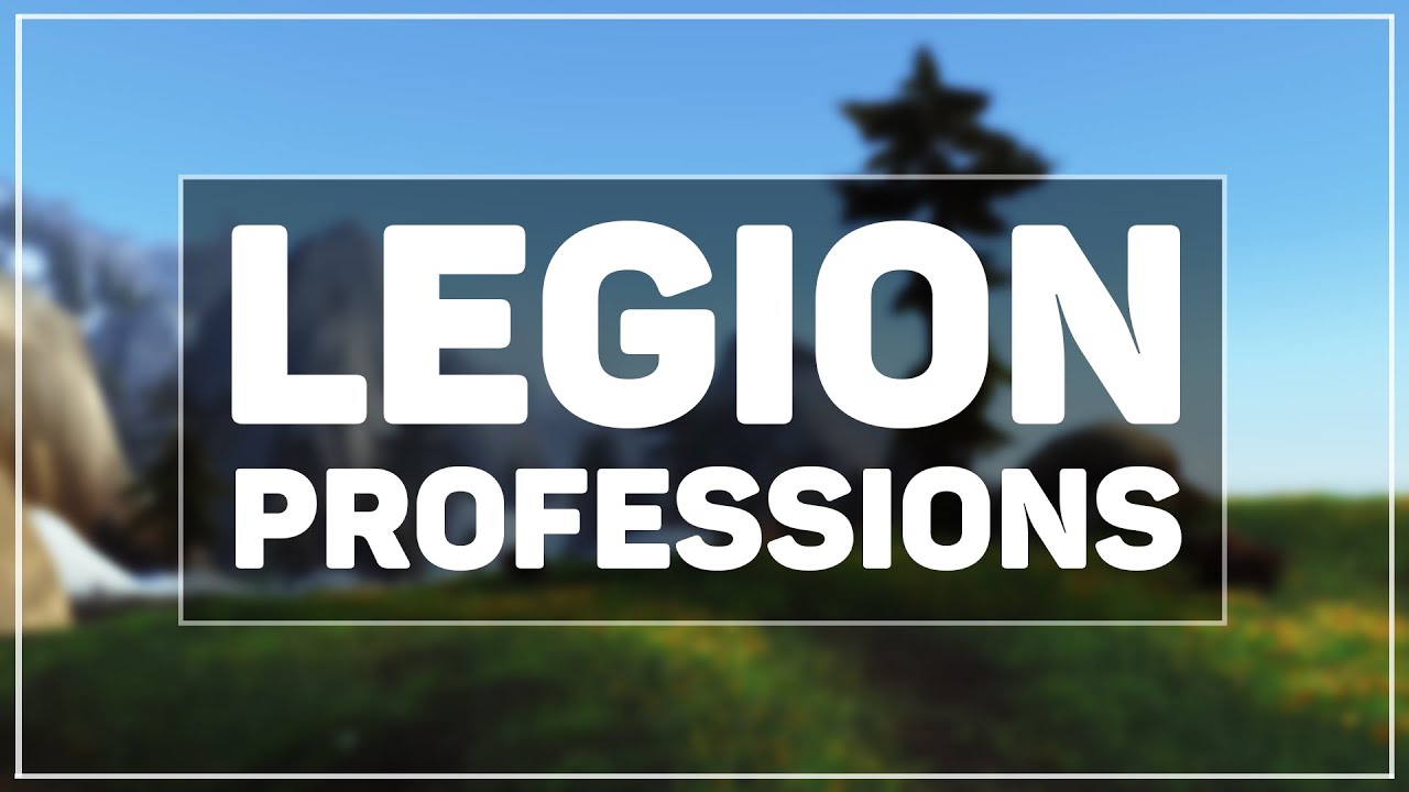 WoW Legion: Profession Changes & Details!